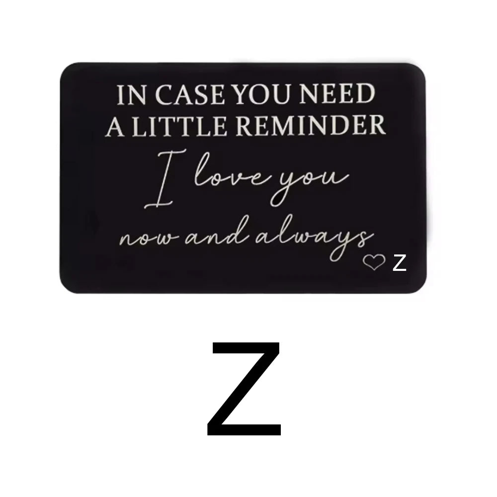 Sentimental Wallet Card Reminder | For Him