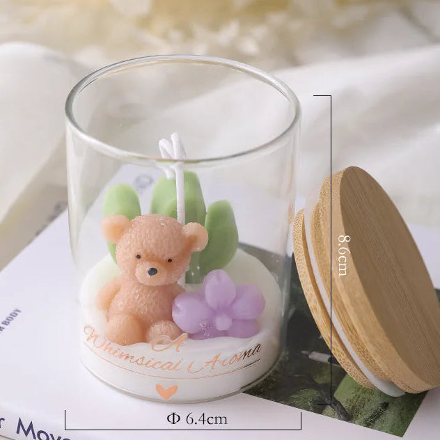 Handmade Teddy Bear Candles | Crafted with Love