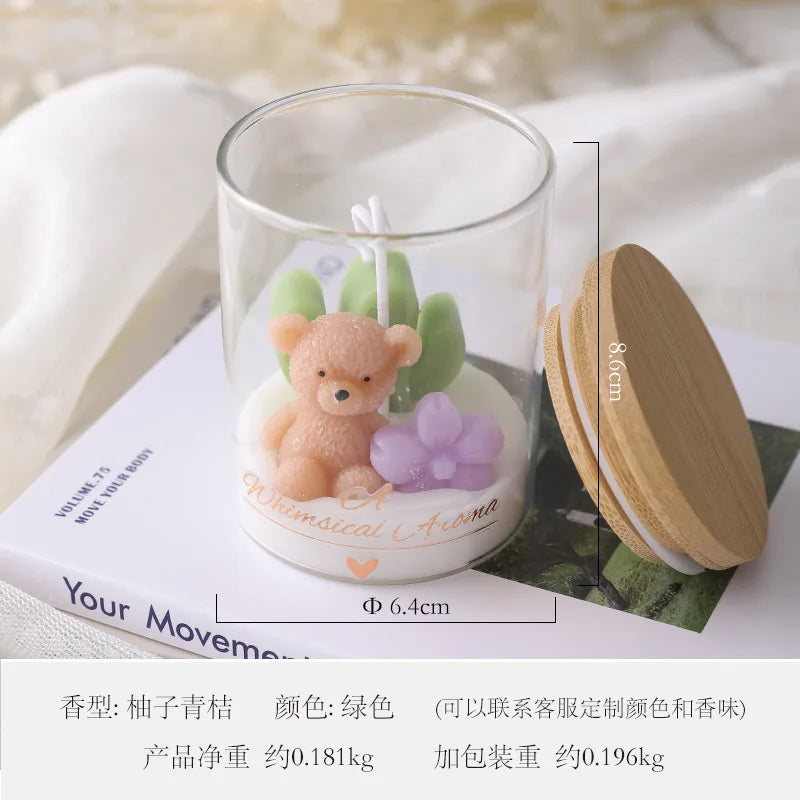 Handmade Teddy Bear Candles | Crafted with Love