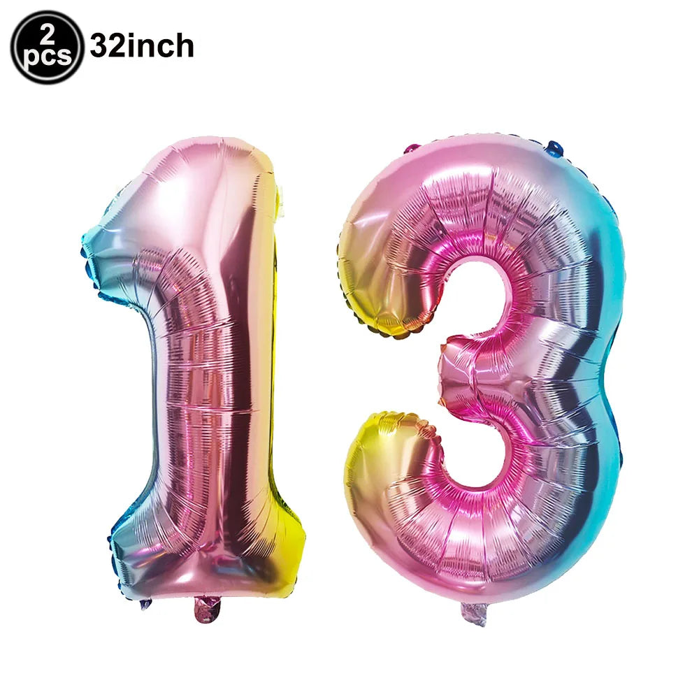 13th Birthday Balloons | 32inch