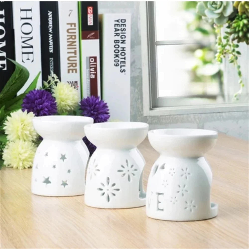 Aesthetic White Wax Burner