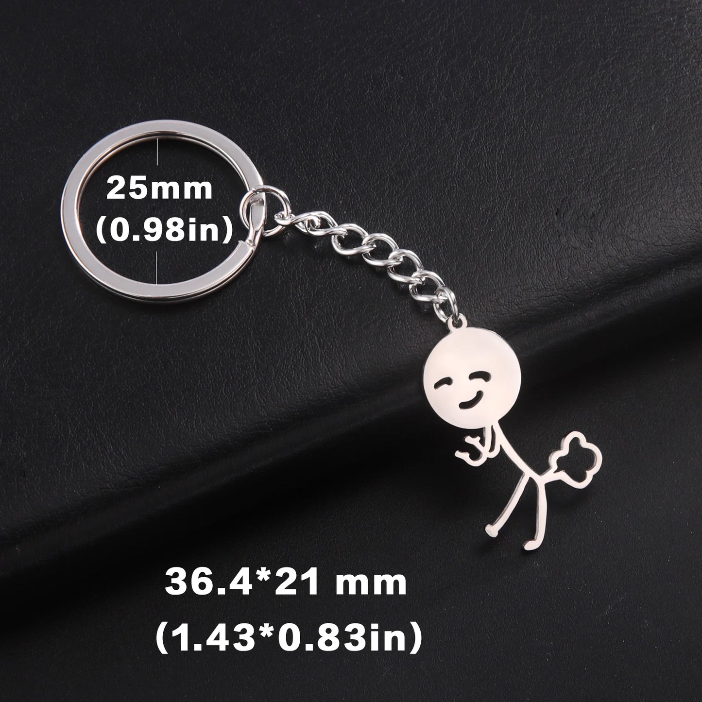 The Fk u Stick Man | Funny Key Rings