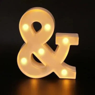 Birthday Number LED Lights | Table Decoration