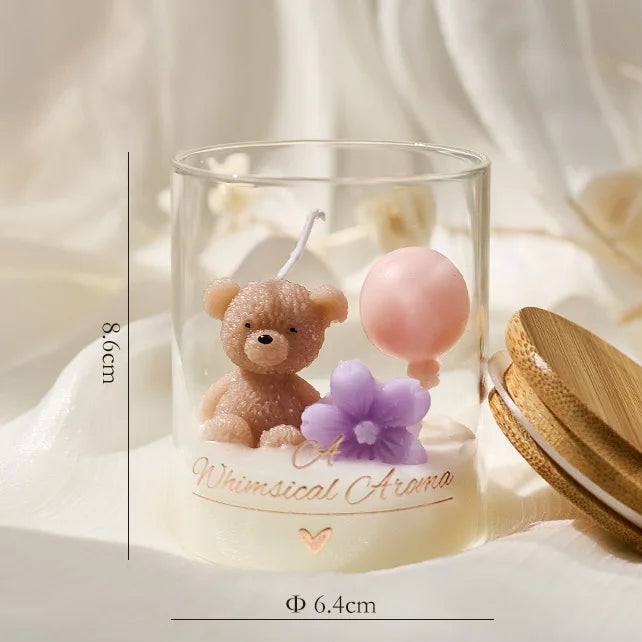 Handmade Teddy Bear Candles | Crafted with Love