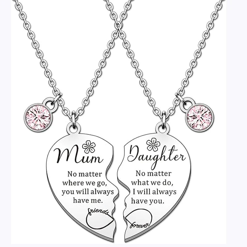 Mum & Daughter | Forever Connected | Key Charm or Necklace