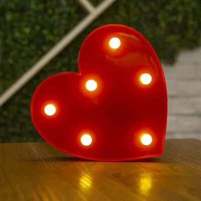 Birthday Number LED Lights | Table Decoration