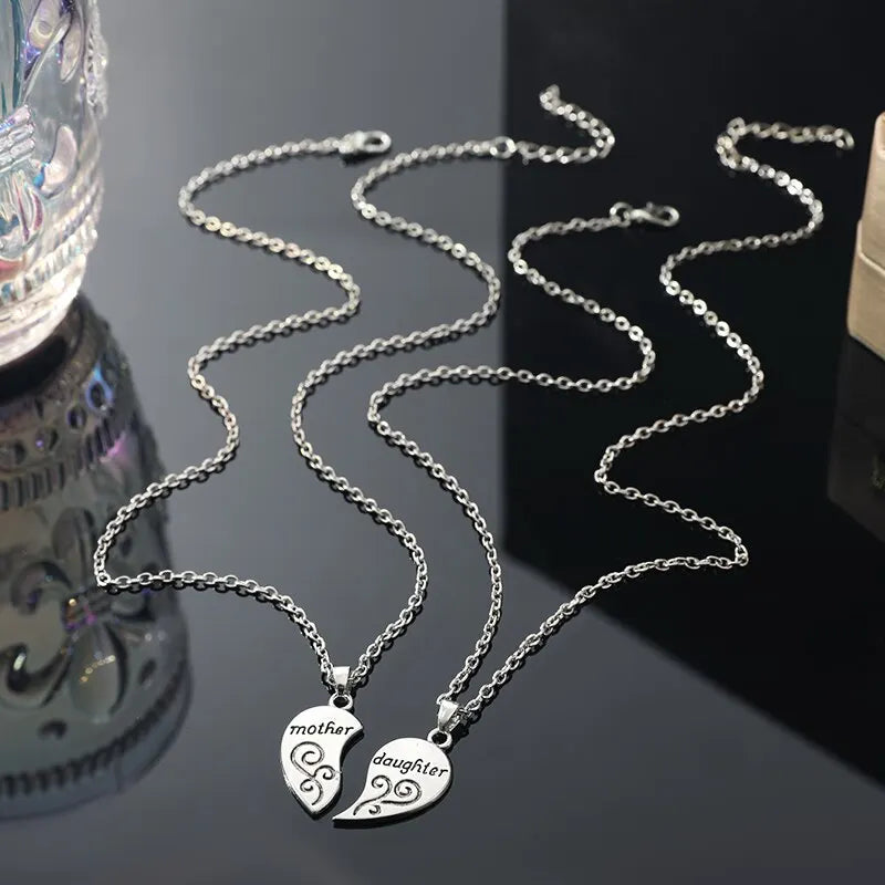 Mother & Daughter Connection Necklace | 2 necklaces 1 Heart ♡