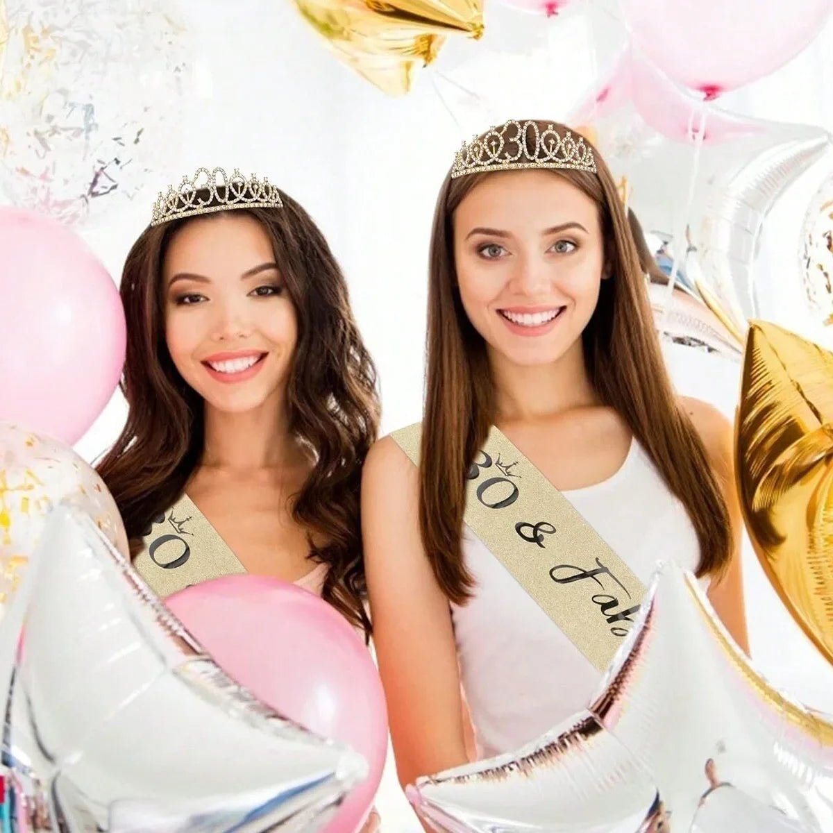 Sweet 16th Crown with Birthday Sash
