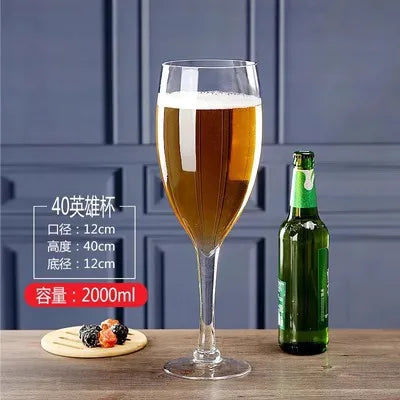 XX Large Wine and Beer Glass | 2000ml & 1800ml