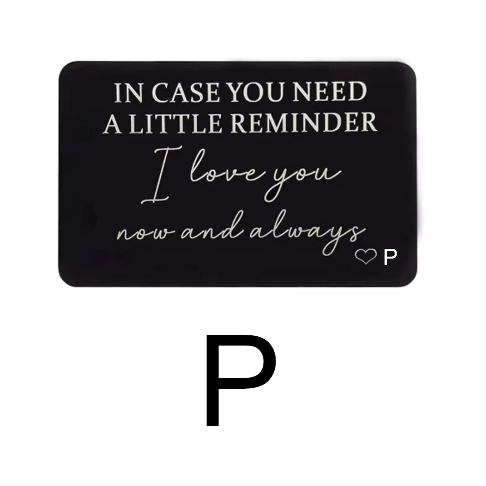 Sentimental Wallet Card Reminder | For Him