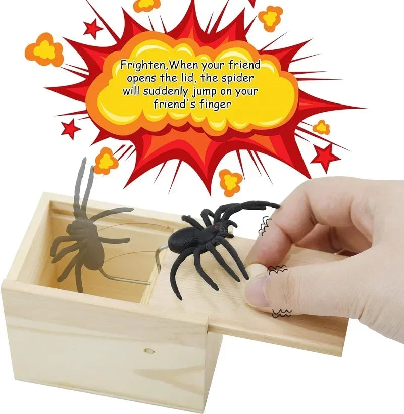 Realistic Pop Out Spider | Funny Gift Box Prank