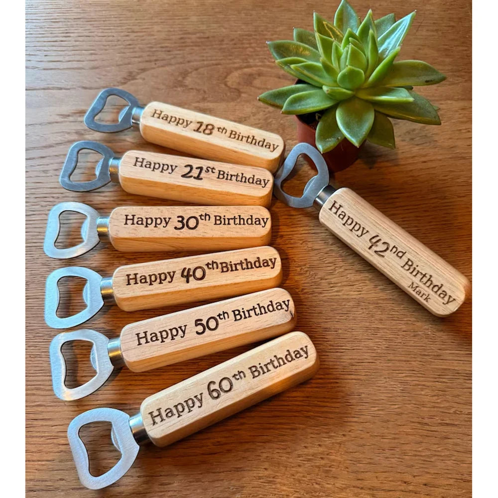 Birthday Bottle Opener | 18th 21st 30th 40th 50th 60th