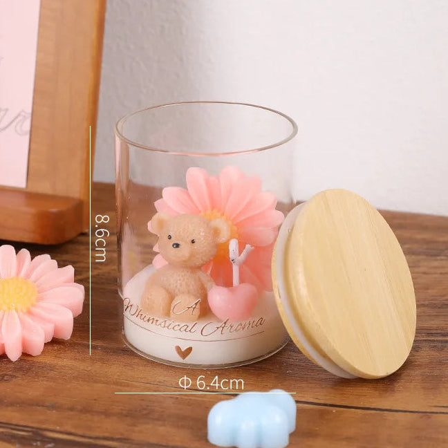 Handmade Teddy Bear Candles | Crafted with Love