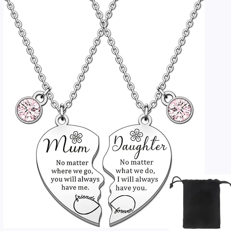 Mum & Daughter | Forever Connected | Key Charm or Necklace