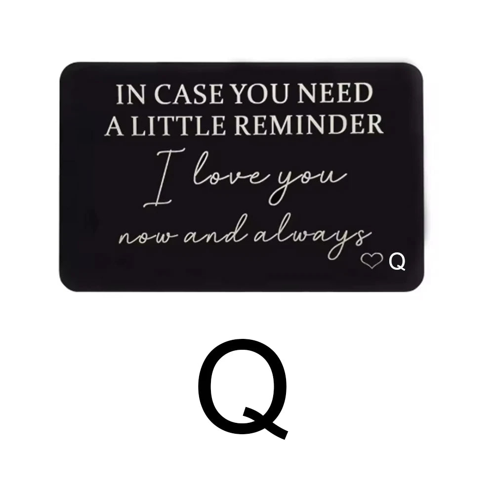 Sentimental Wallet Card Reminder | For Him