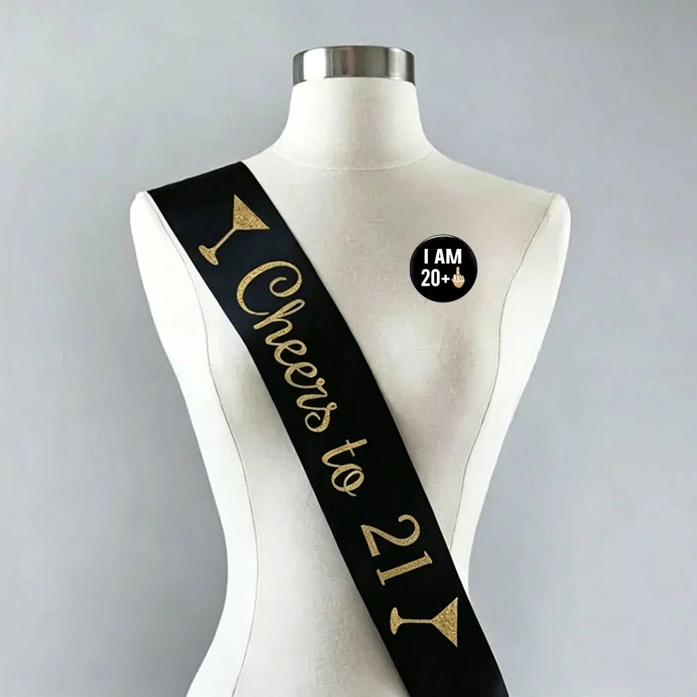 40th Birthday Sashes