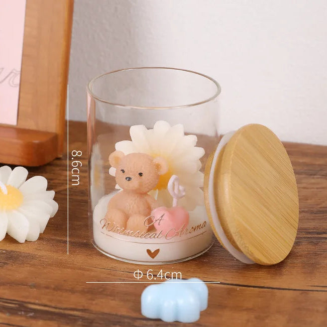 Handmade Teddy Bear Candles | Crafted with Love