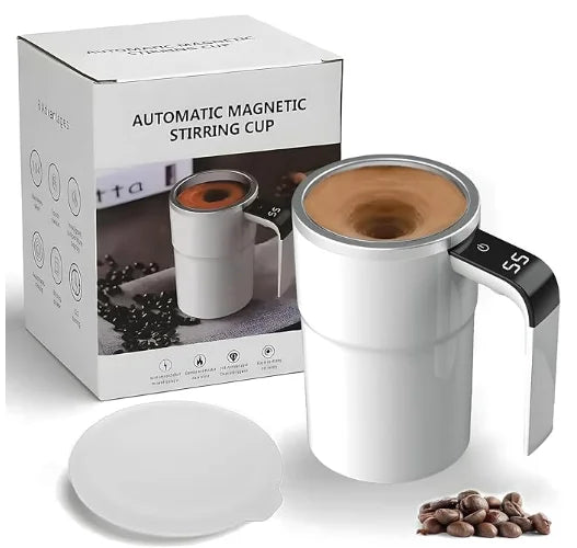 Automatic Stirring Mug with LED Temperature Display
