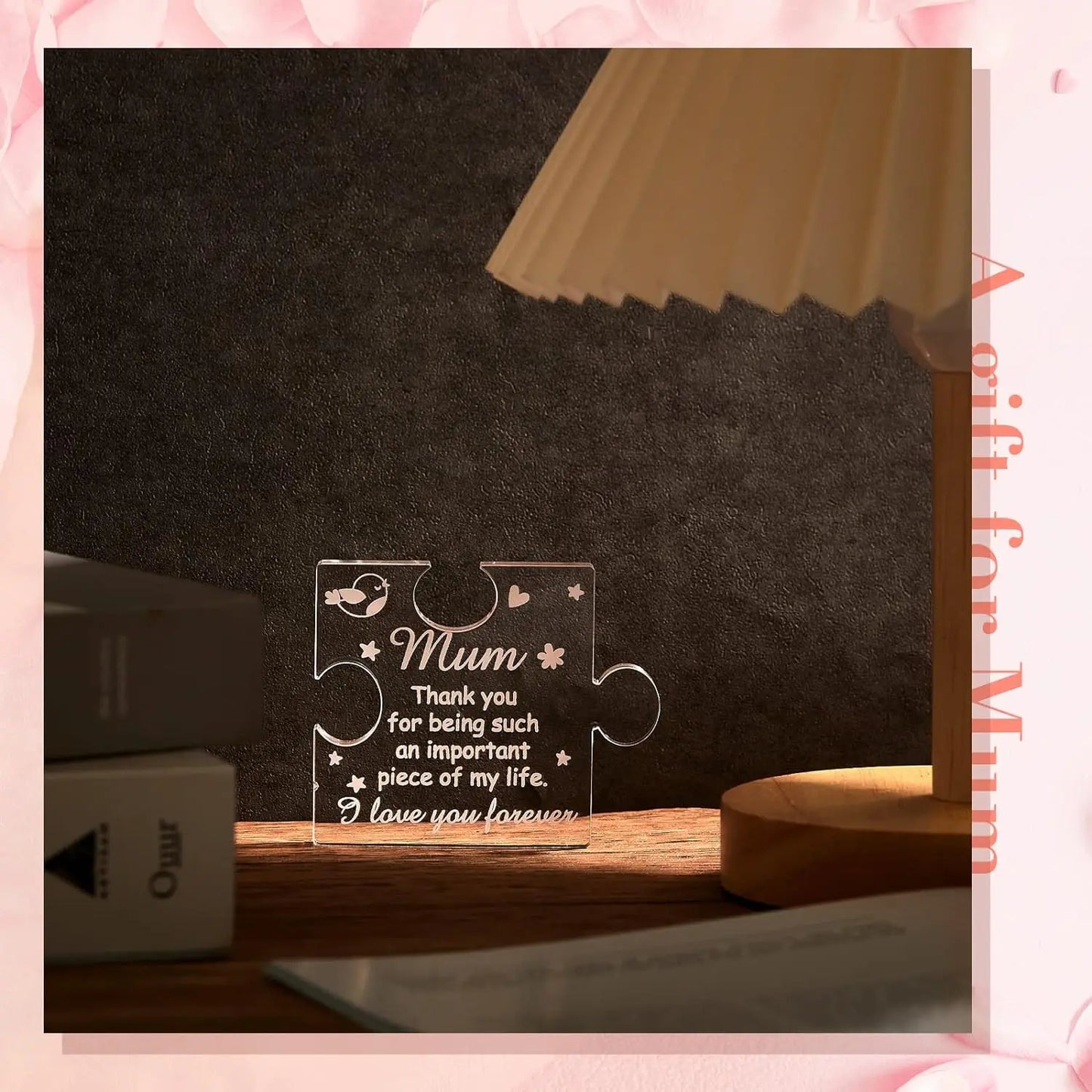 Sentimental Acrylic puzzle piece | Crafted for Mum
