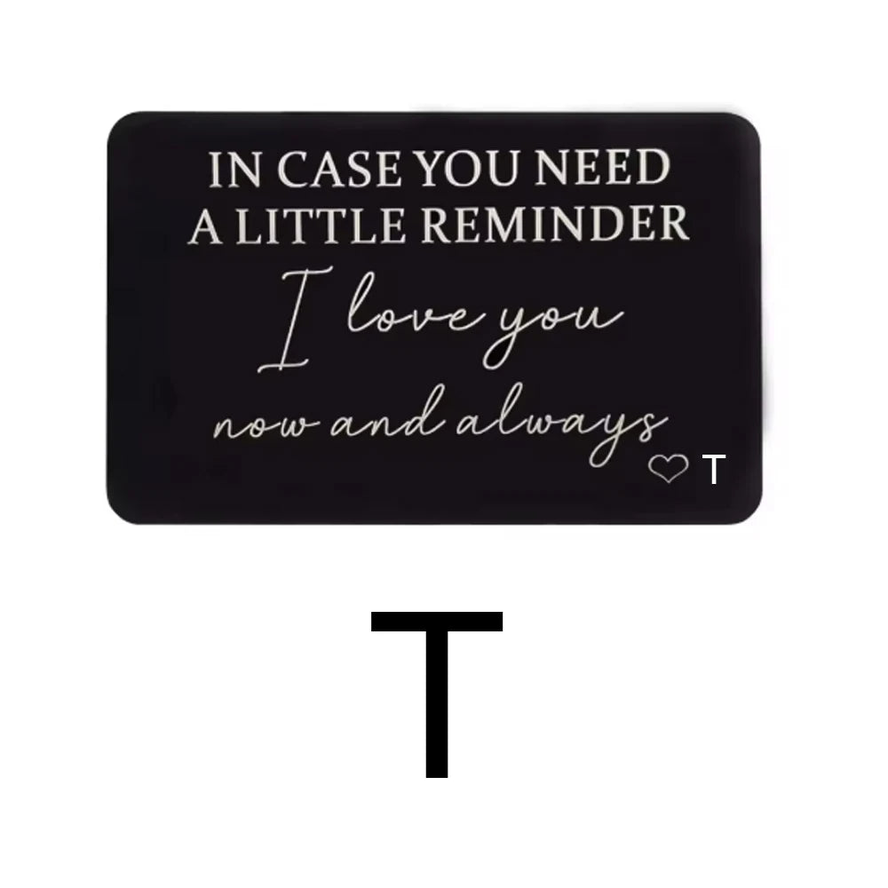 Sentimental Wallet Card Reminder | For Him