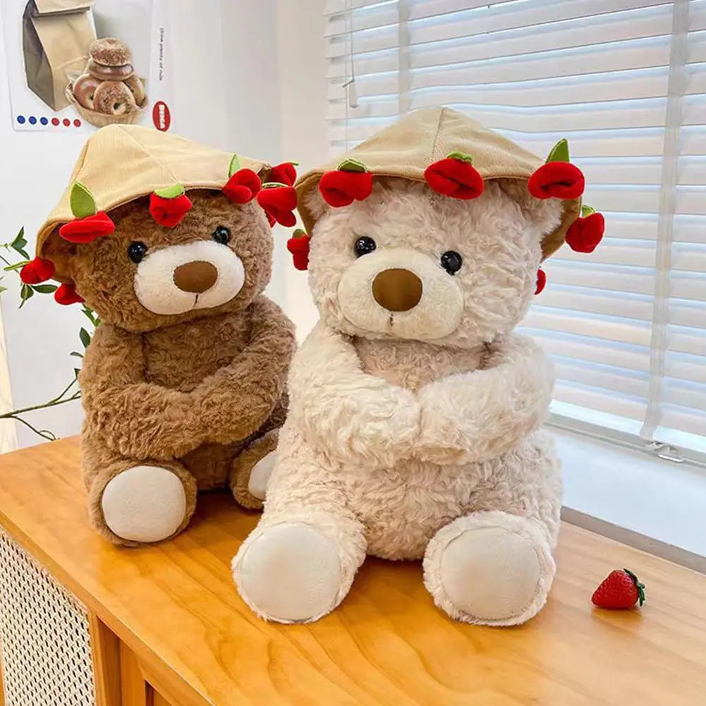 Teddy Bear with Removable Roses Plush