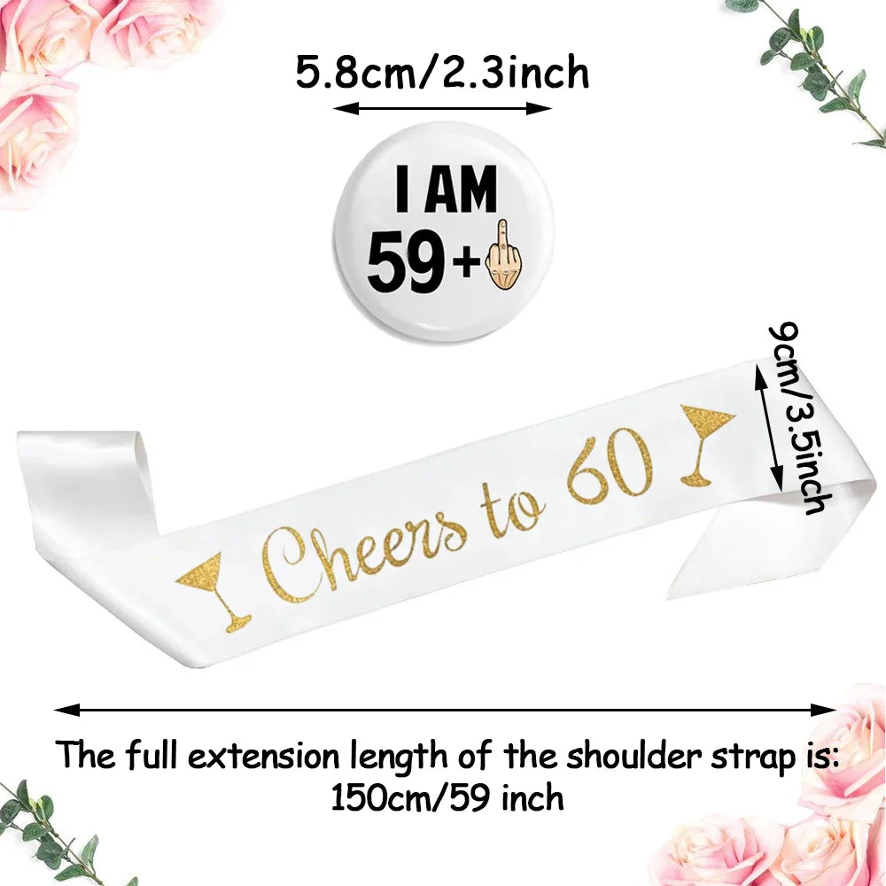 30 Birthday Sashes