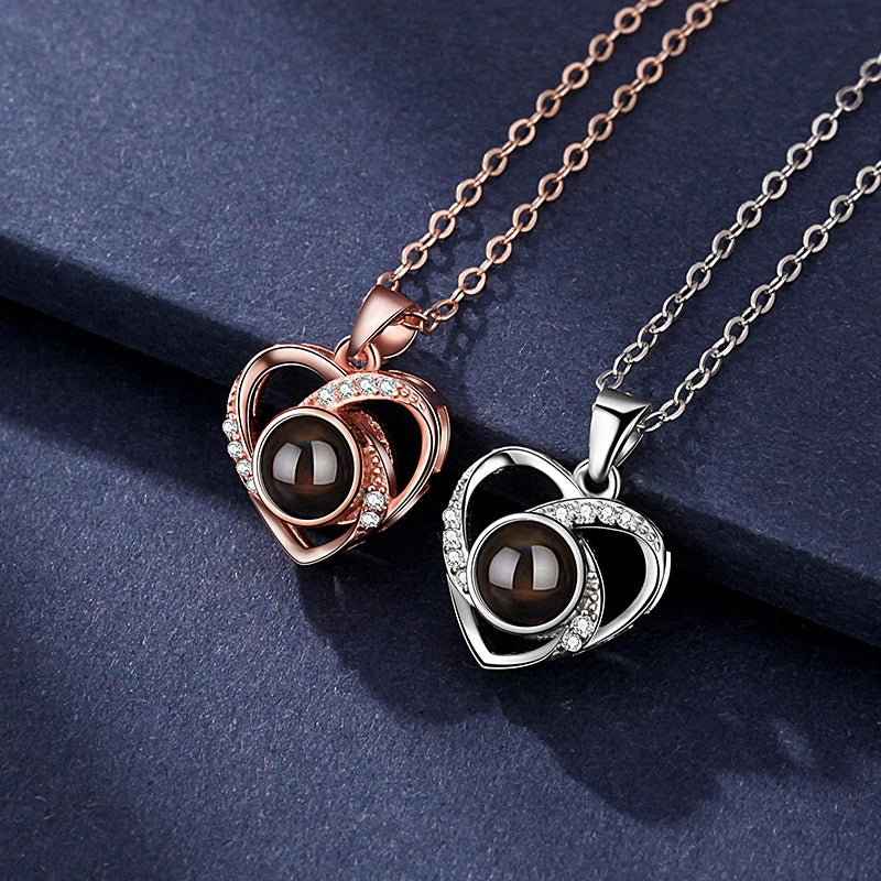 Rose Box with Necklace