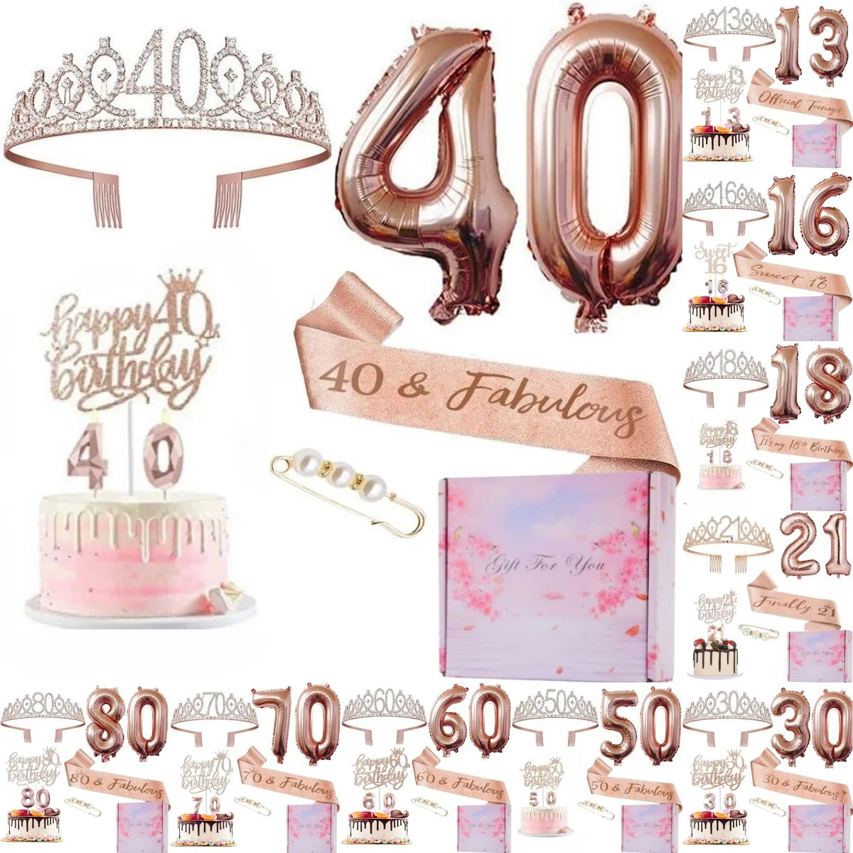 30 & Fabulous Party Set