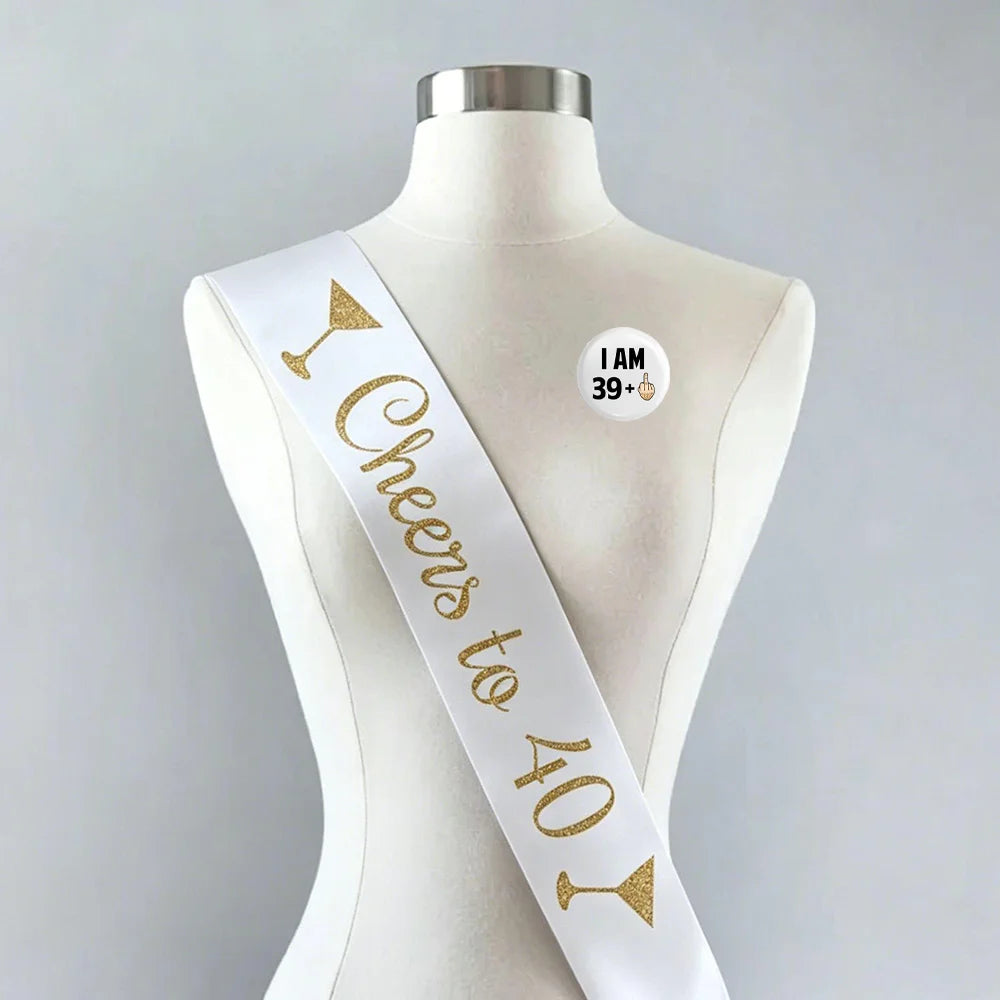 30 Birthday Sashes