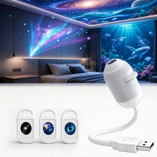 HD 4K Realistic Star Galaxy Projector Light