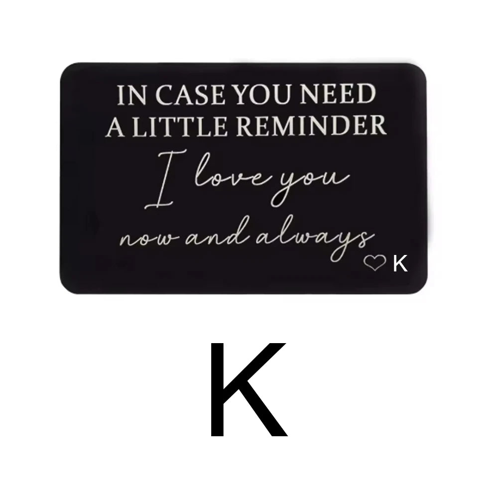 Sentimental Wallet Card Reminder | For Him