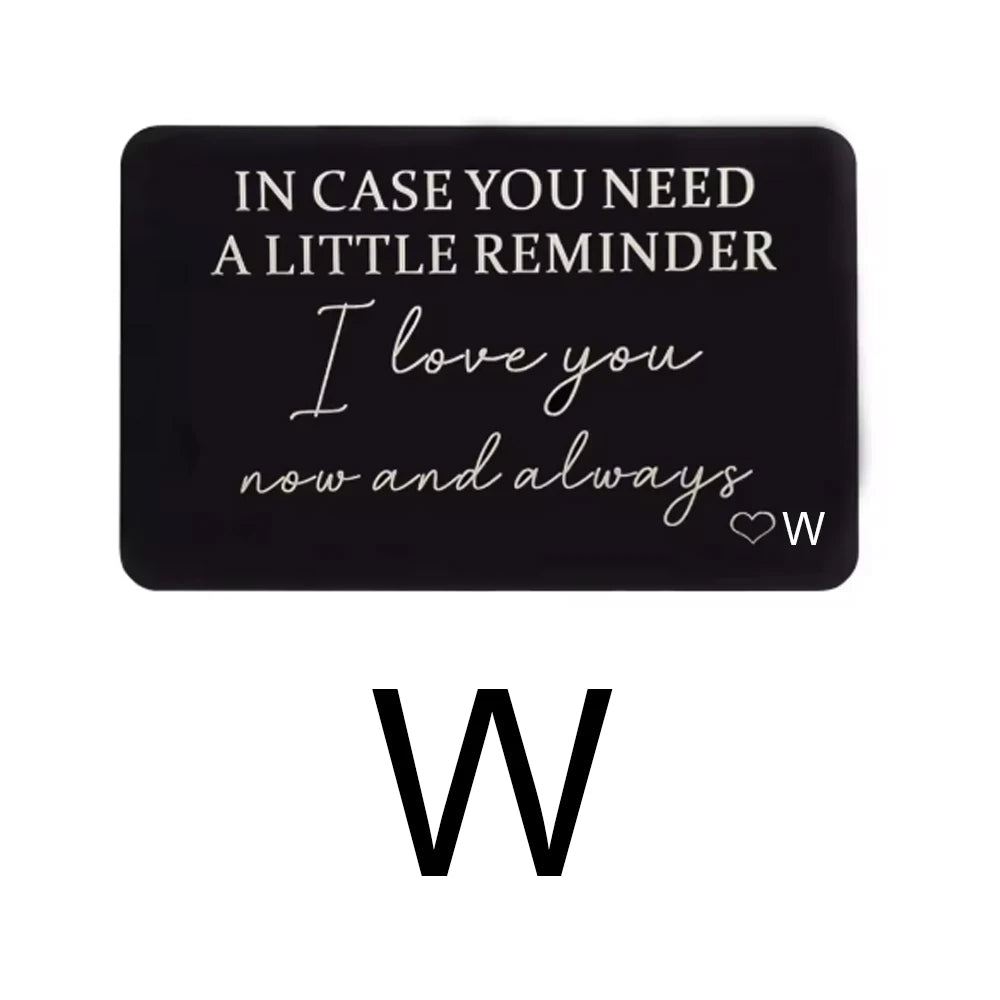 Sentimental Wallet Card Reminder | For Him