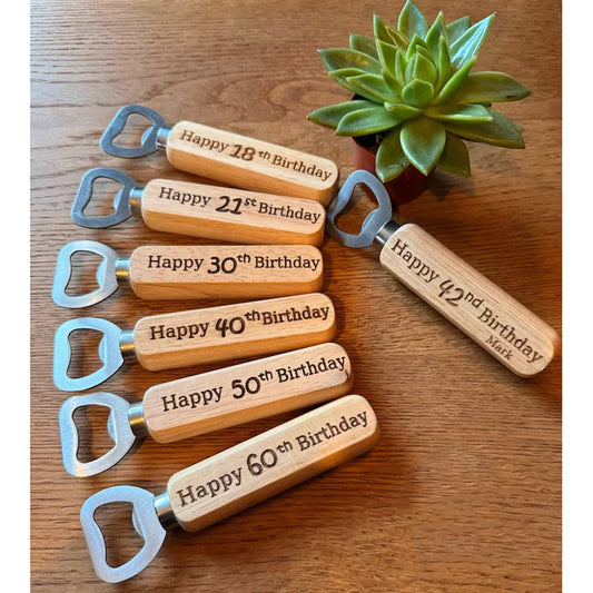Birthday Bottle Opener | 18th 21st 30th 40th 50th 60th