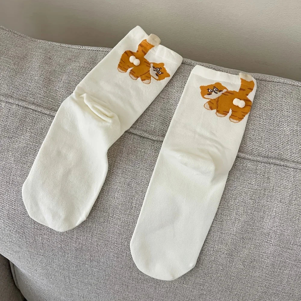 Funny 3D Cat Socks