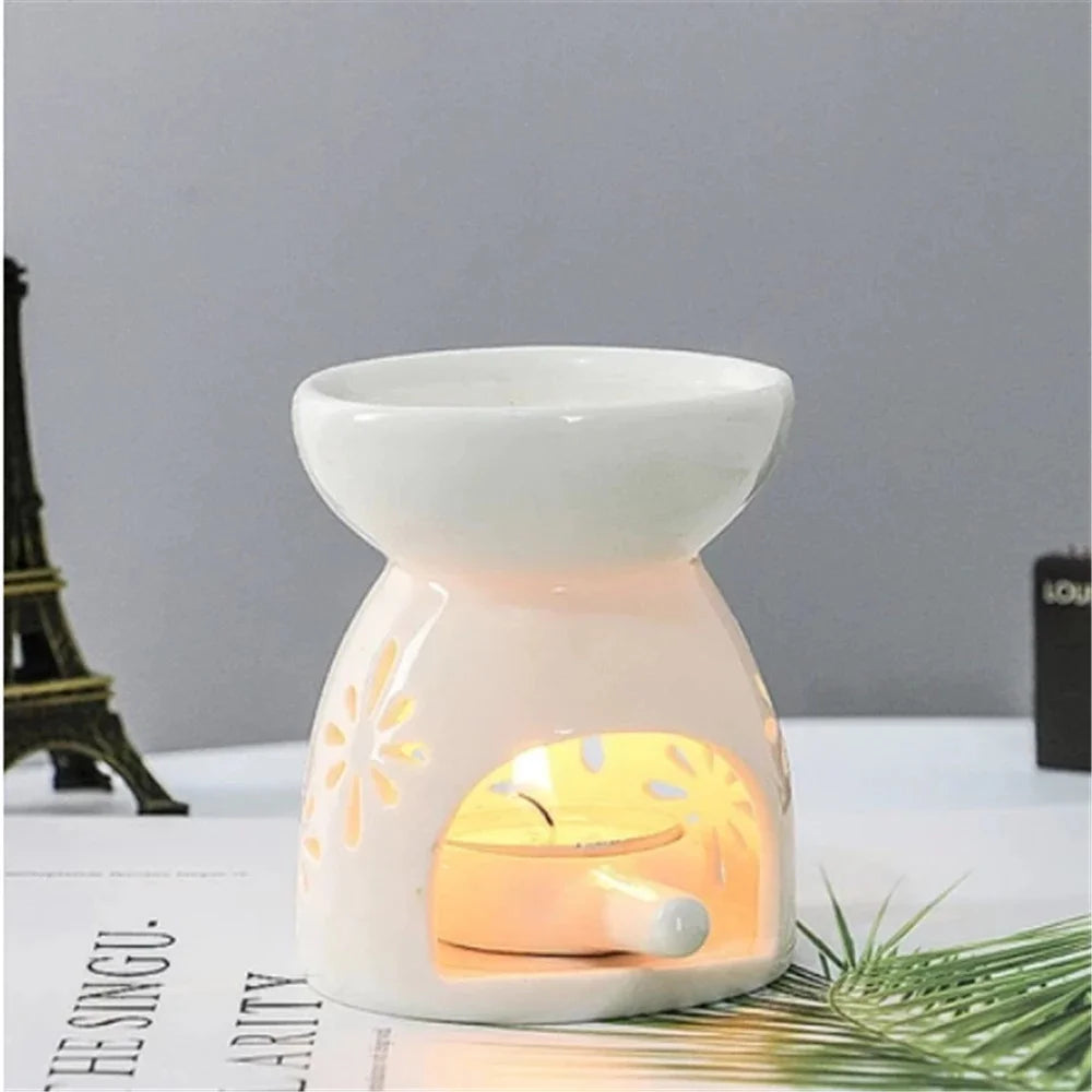 Aesthetic White Wax Burner