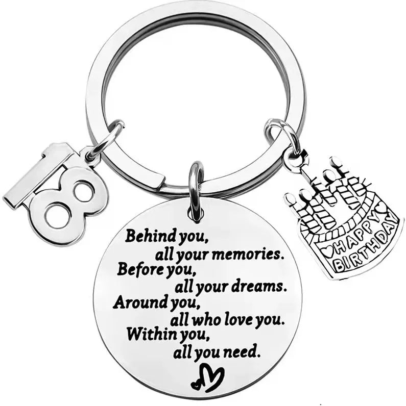 Sentimental Birthday Keyring
