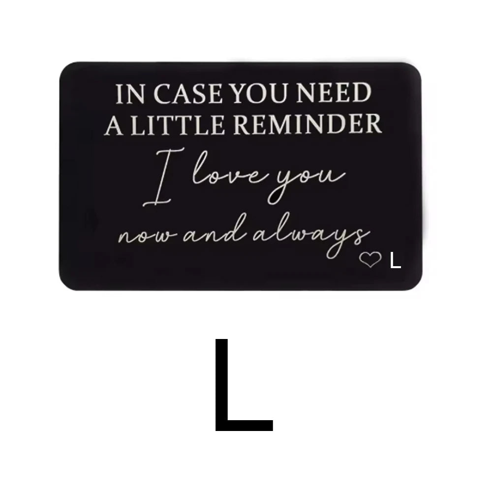 Sentimental Wallet Card Reminder | For Him