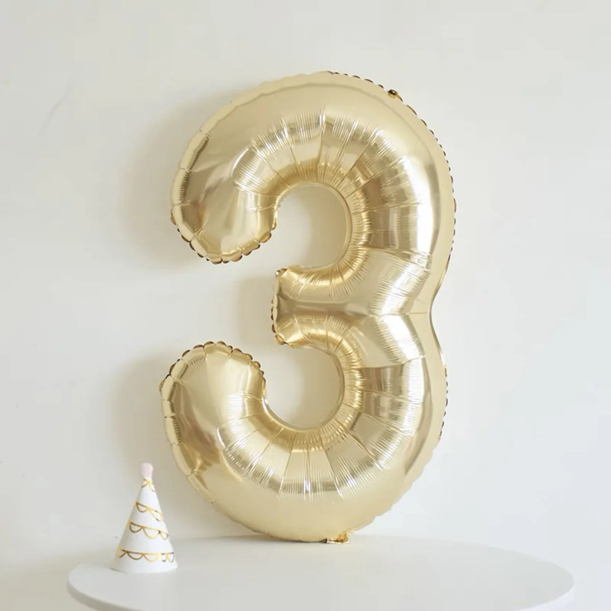 Aesthetic Birthday Number Balloons | 40inch