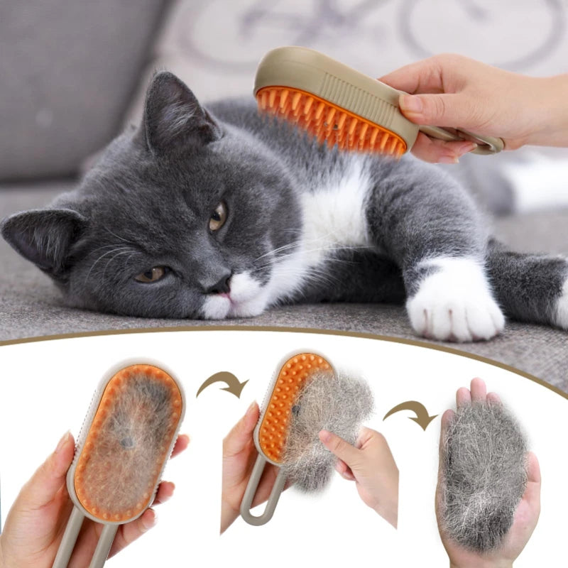 Steam Brush for Maximum Deshedding