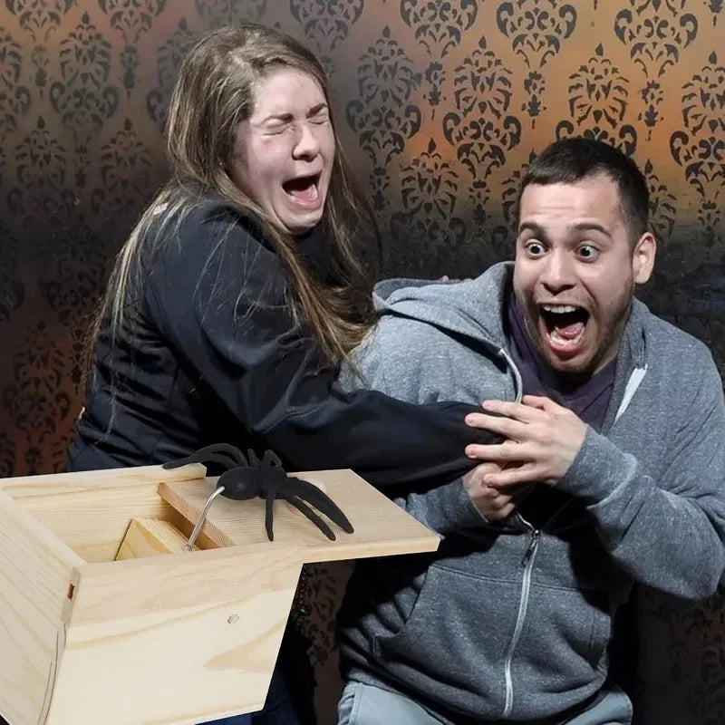 Realistic Pop Out Spider | Funny Gift Box Prank