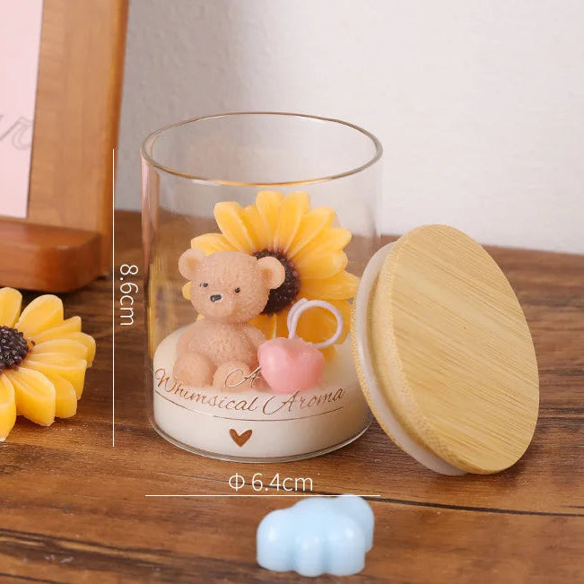 Handmade Teddy Bear Candles | Crafted with Love