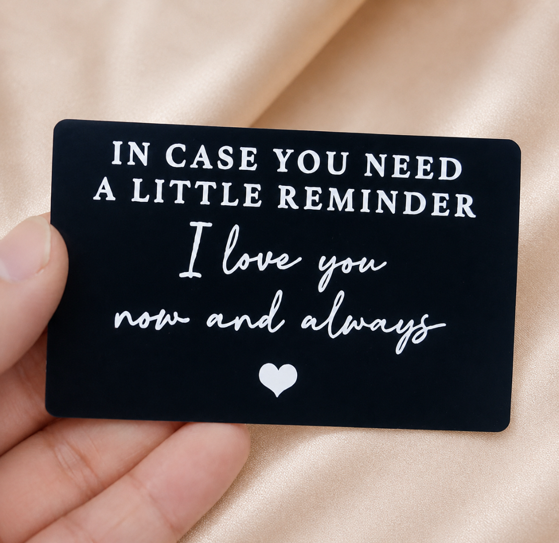 Sentimental Wallet Card Reminder | For Him