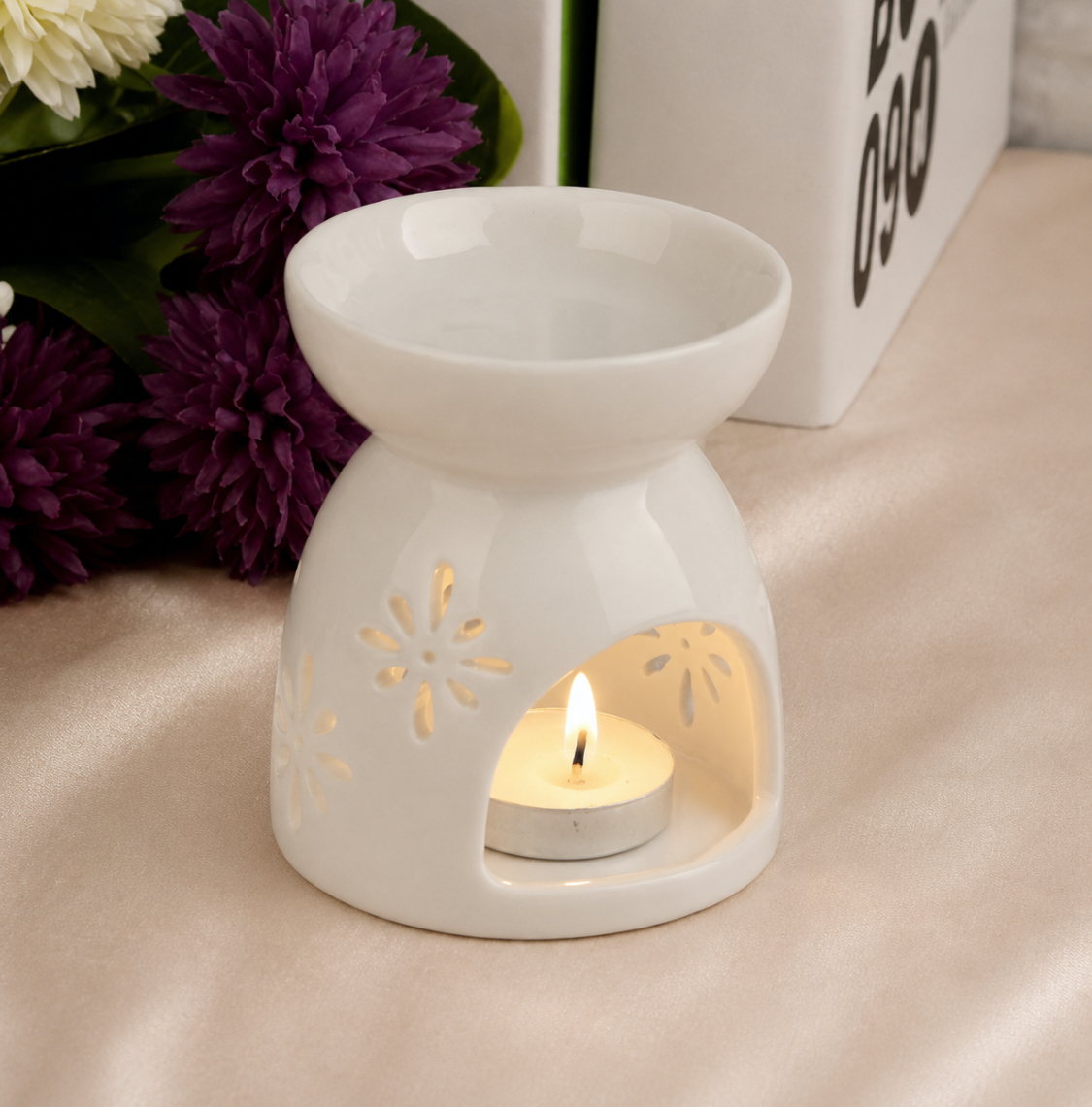 Aesthetic White Wax Burner