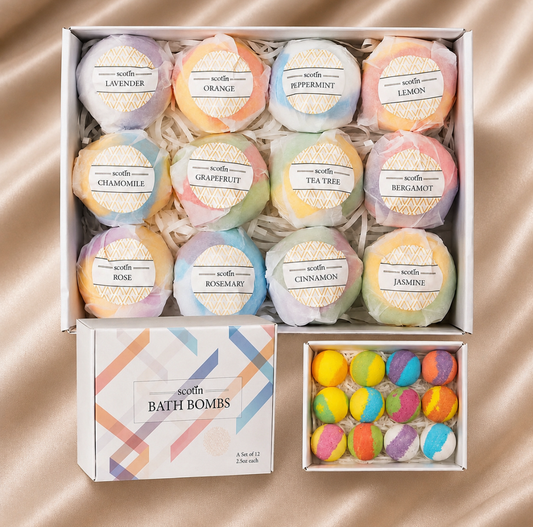 Hand Crafted Bath Bomb Set