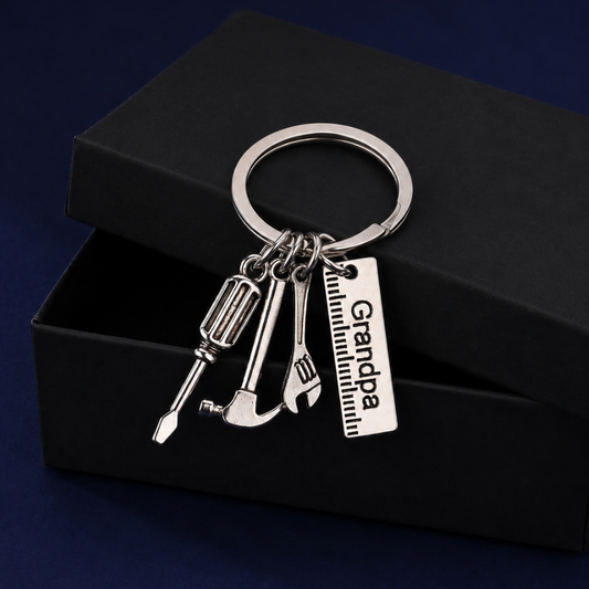 Grandpa&Papa Key Chain